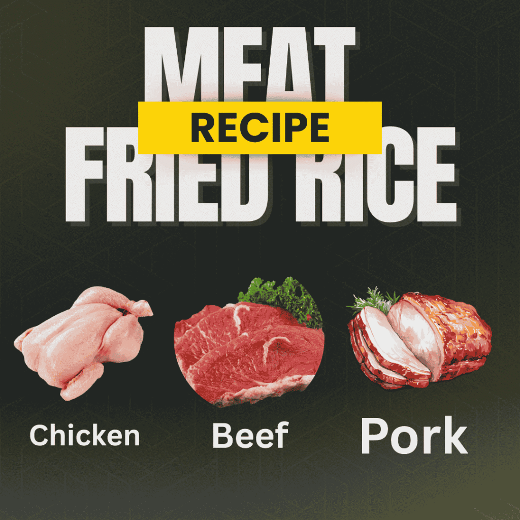 meat fried rice